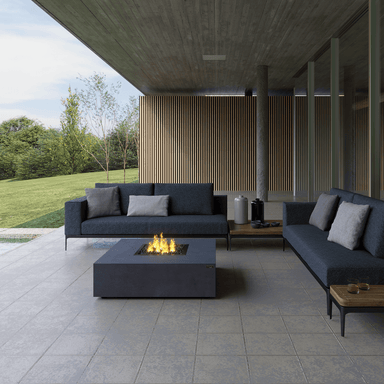 Monte Fire Pit in Grey Lifestyle Shot