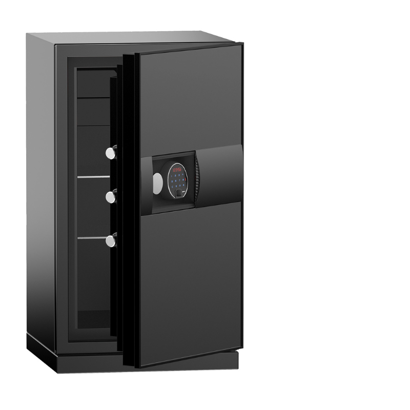 Phoenix Safes Next Plus Luxury Fire Safe with Fingerprint Lock - Dark Grey