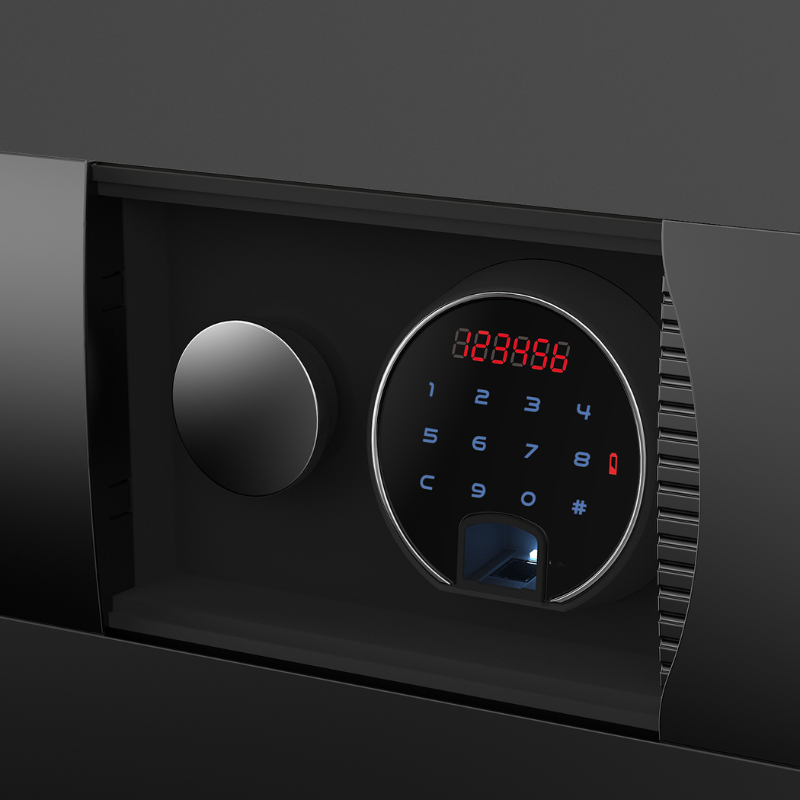 Phoenix Safes Next Plus Luxury Fire Safe with Fingerprint Lock - Dark Grey