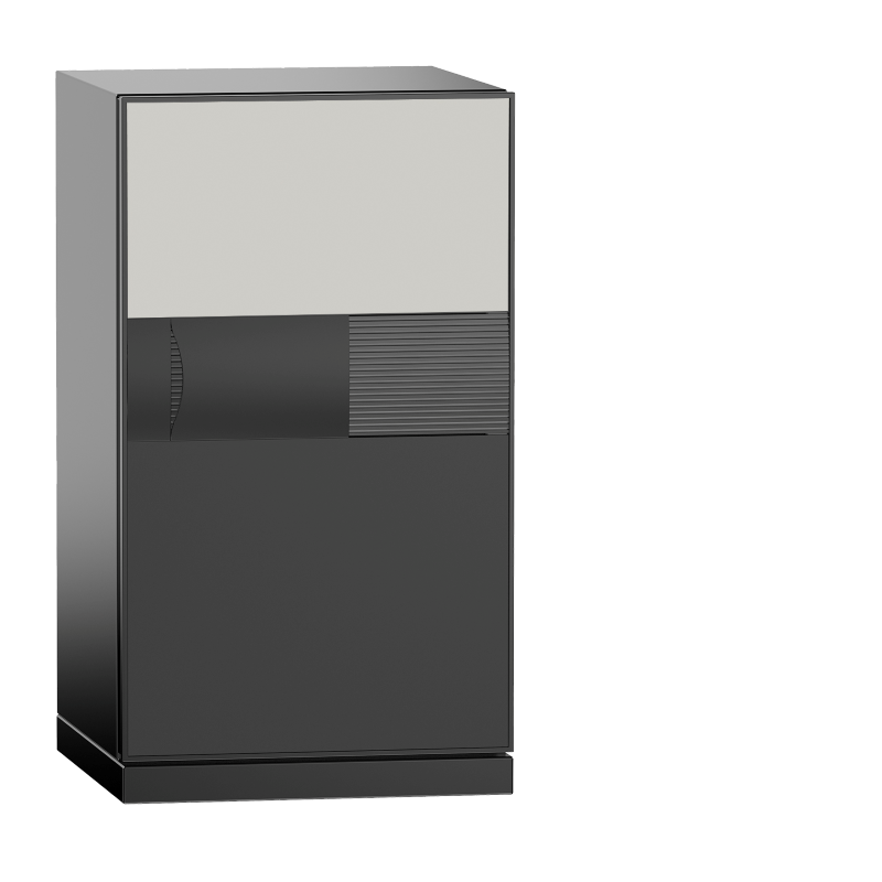 Phoenix Safes Next Plus Luxury Fire Safe with Fingerprint Lock - Cream & Dark Grey