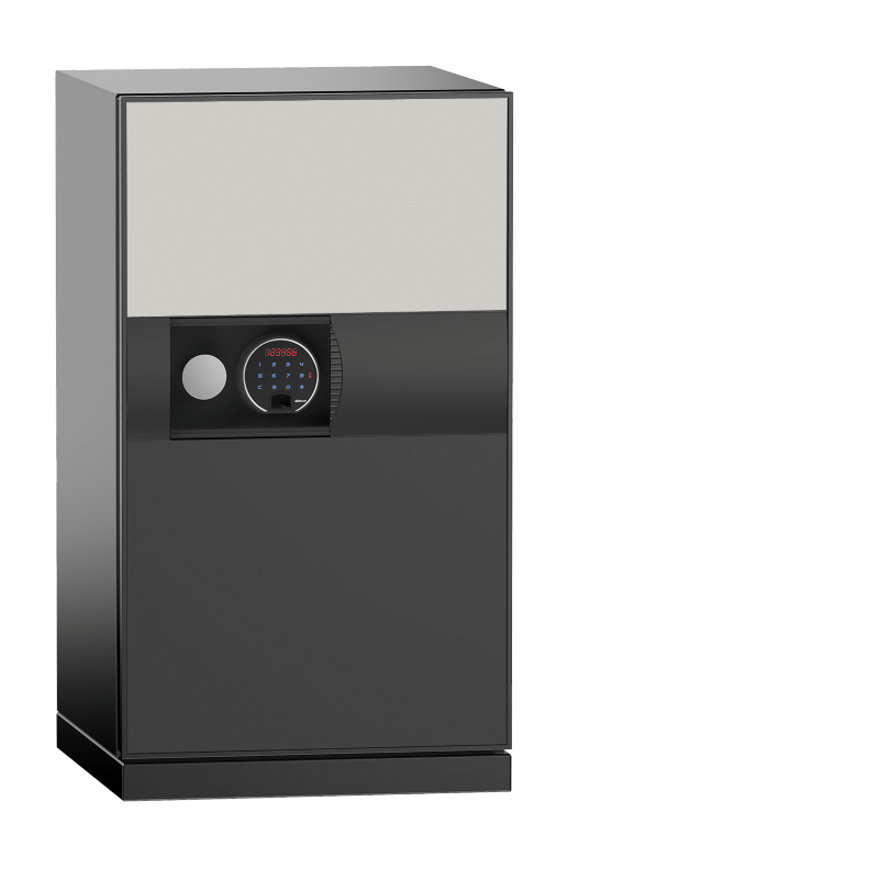 Phoenix Safes Next Plus Luxury Fire Safe with Fingerprint Lock - Cream & Dark Grey